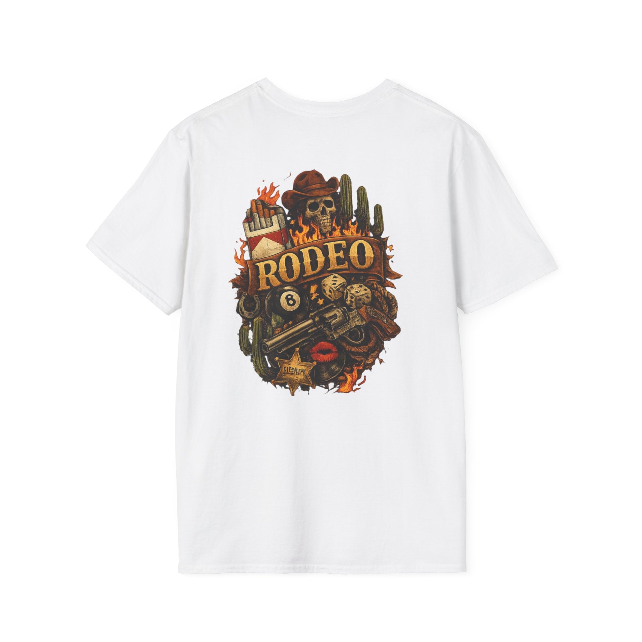 Men’s ‘RODEO’Graphic Softstyle T-Shirt