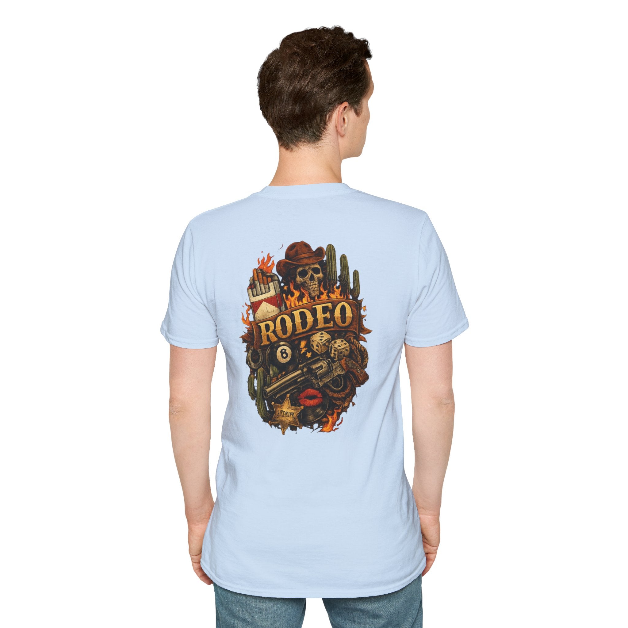 Men’s ‘RODEO’Graphic Softstyle T-Shirt