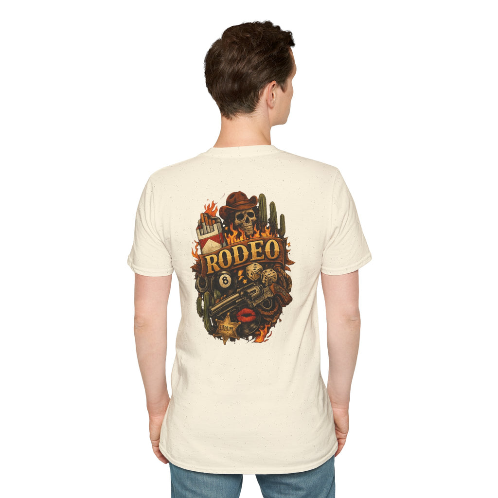 Men’s ‘RODEO’Graphic Softstyle T-Shirt