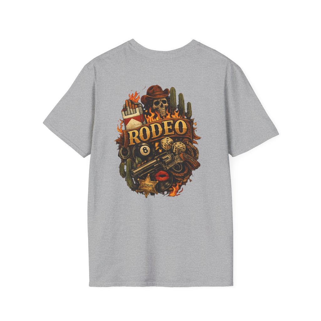 Men’s ‘RODEO’Graphic Softstyle T-Shirt