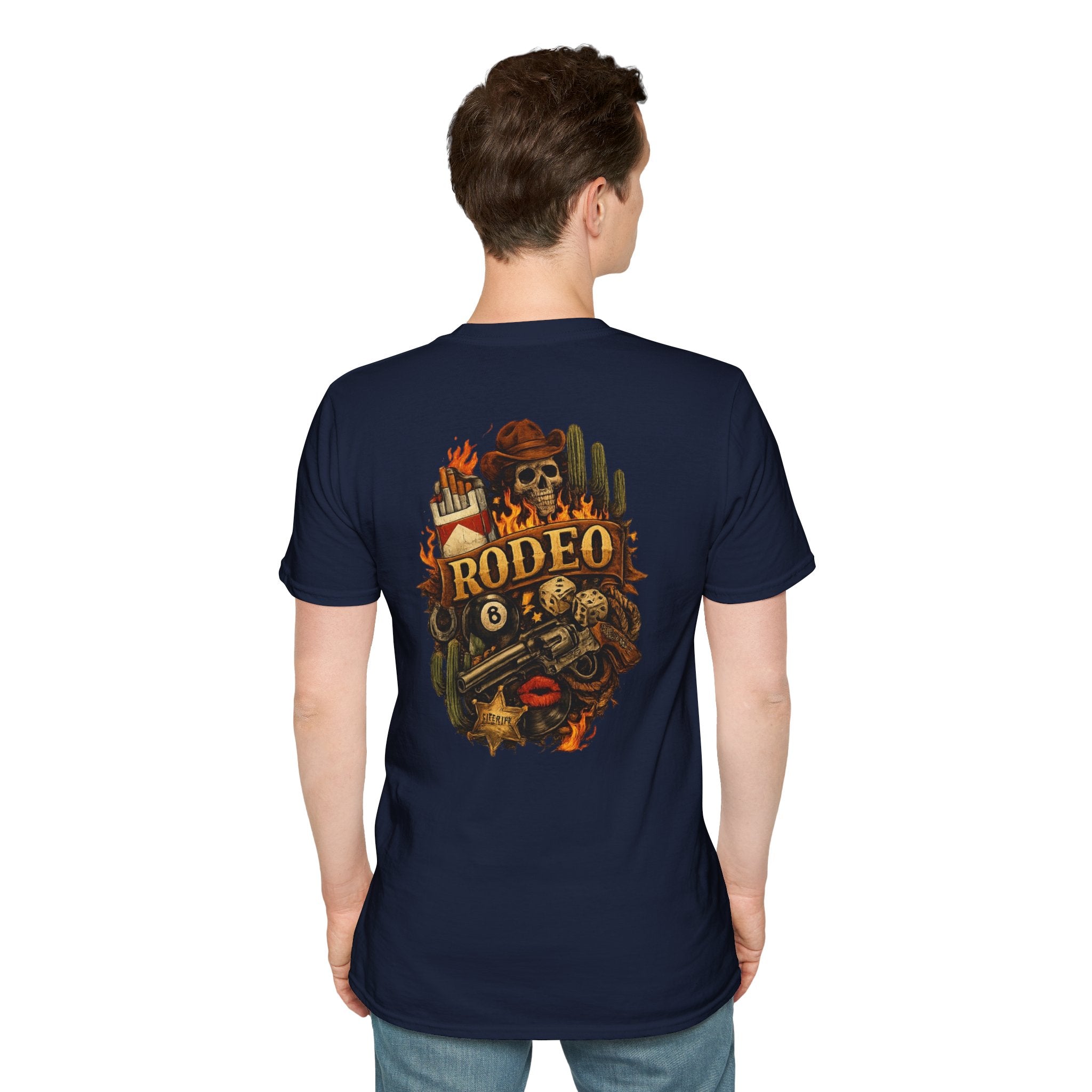 Men’s ‘RODEO’Graphic Softstyle T-Shirt