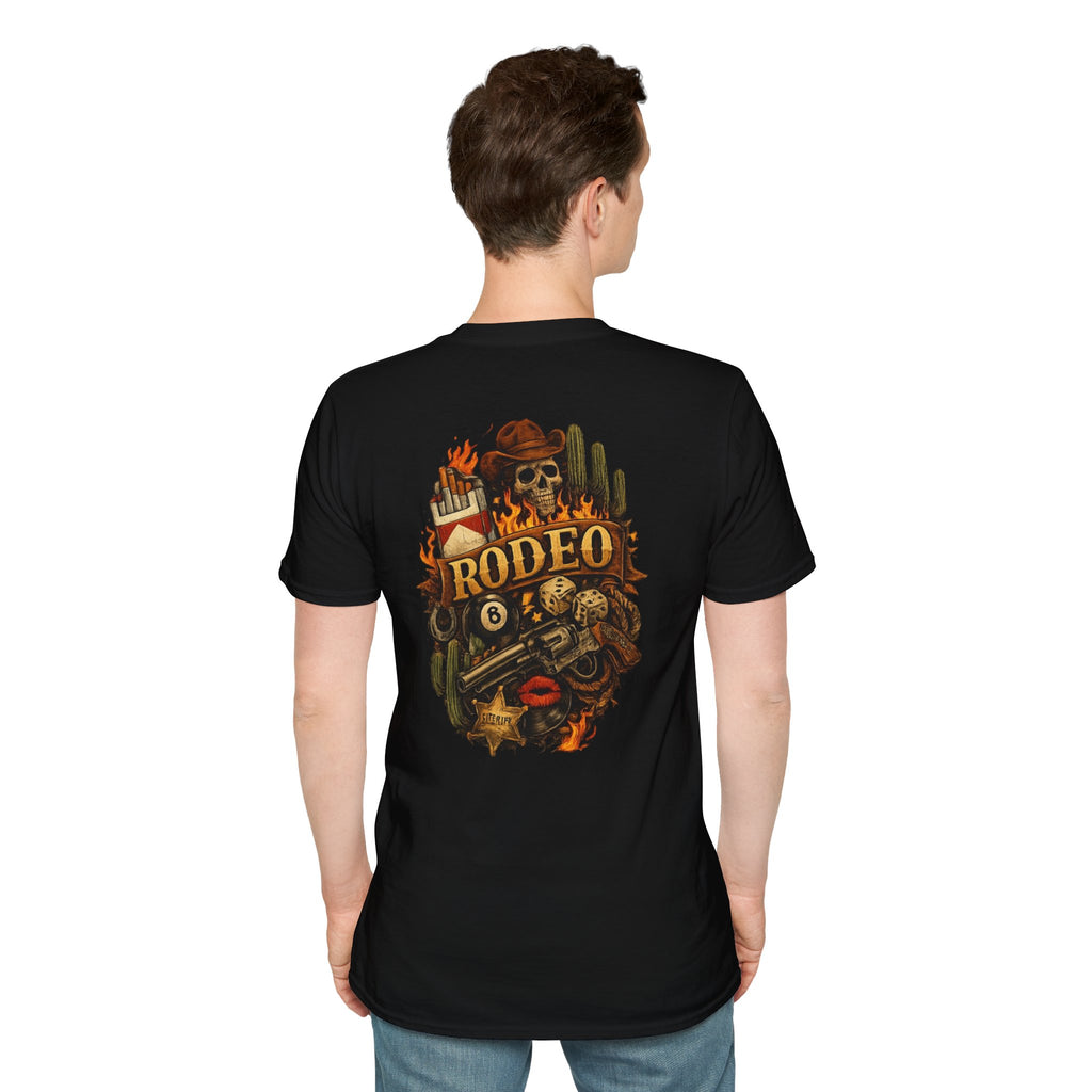 Men’s ‘RODEO’Graphic Softstyle T-Shirt