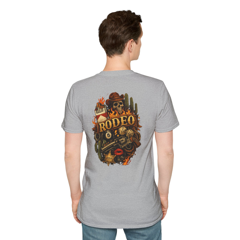 Men’s ‘RODEO’Graphic Softstyle T-Shirt
