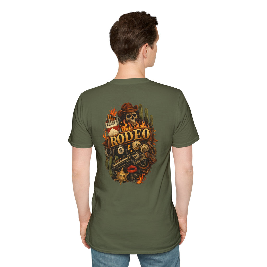 Men’s ‘RODEO’Graphic Softstyle T-Shirt