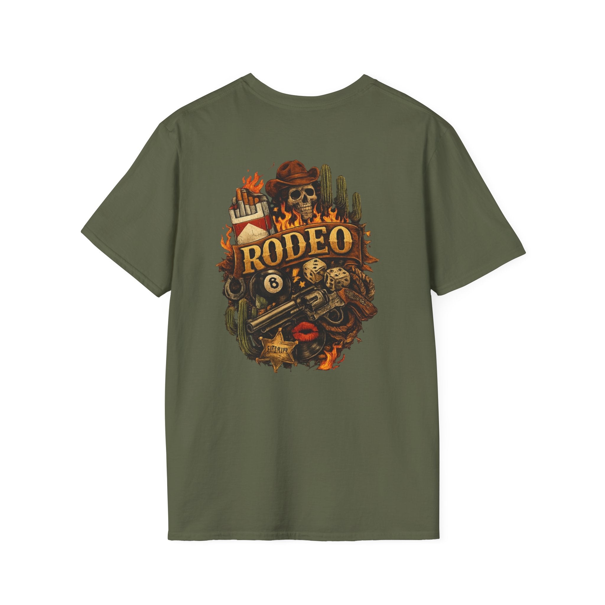 Men’s ‘RODEO’Graphic Softstyle T-Shirt