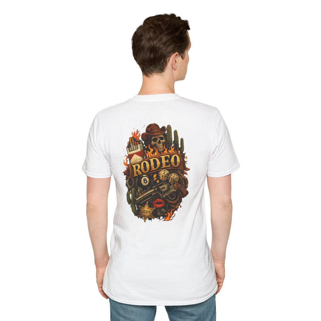 Men’s ‘RODEO’Graphic Softstyle T-Shirt